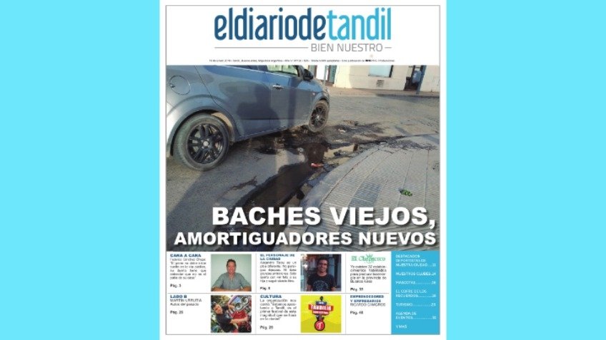 "Baches viejos, amortiguadores nuevos", la tapa de nuestra Edición Papel